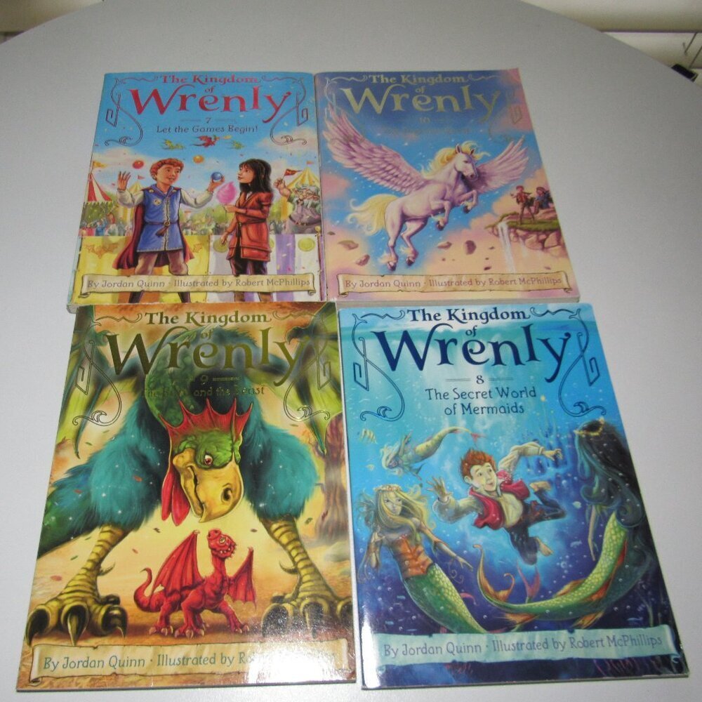 The Kingdom of Wrenly Lot of 4 Books by Jordan Quinn – #7,. 8, 9. 10 | Fantasy